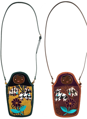 Unlogical Poem 原创设计师俄罗斯套娃异形斜挎包