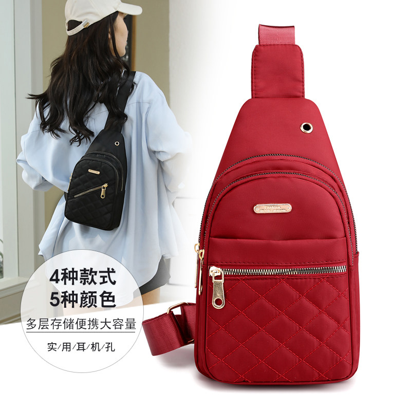 胸前包斜挎包女腰包2022年新款潮流小挎包士夏季运动款轻便胸包女