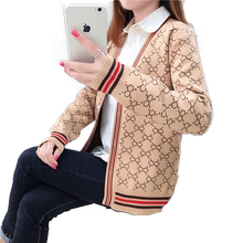 早春装2018新款女慵懒风针织毛衣1