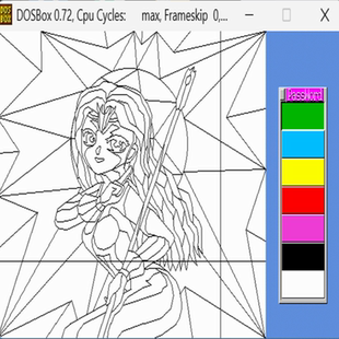 战棋类 梦幻天使 PC端小游戏 标号：2 经典 DOS游戏合集300款