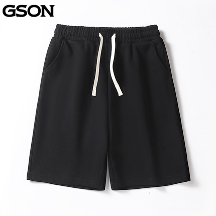 GSON运动短裤男夏季外穿纯棉 2025新款潮牌休闲跑步5分男士五分裤