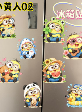 Q版小黄人亚克力磁吸冰箱贴