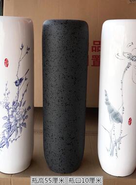 花瓶花器仿陶瓷树脂落地大花瓶仿真干花插花家居客厅装饰摆件摆设
