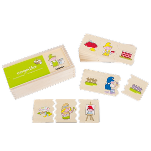 贝乐多趣味配对系列认知活动数字计数空间方位卡片配对找相反9款