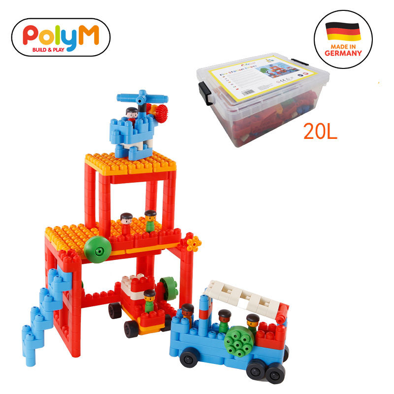 德国可咬玩具表音软积木拼插建筑