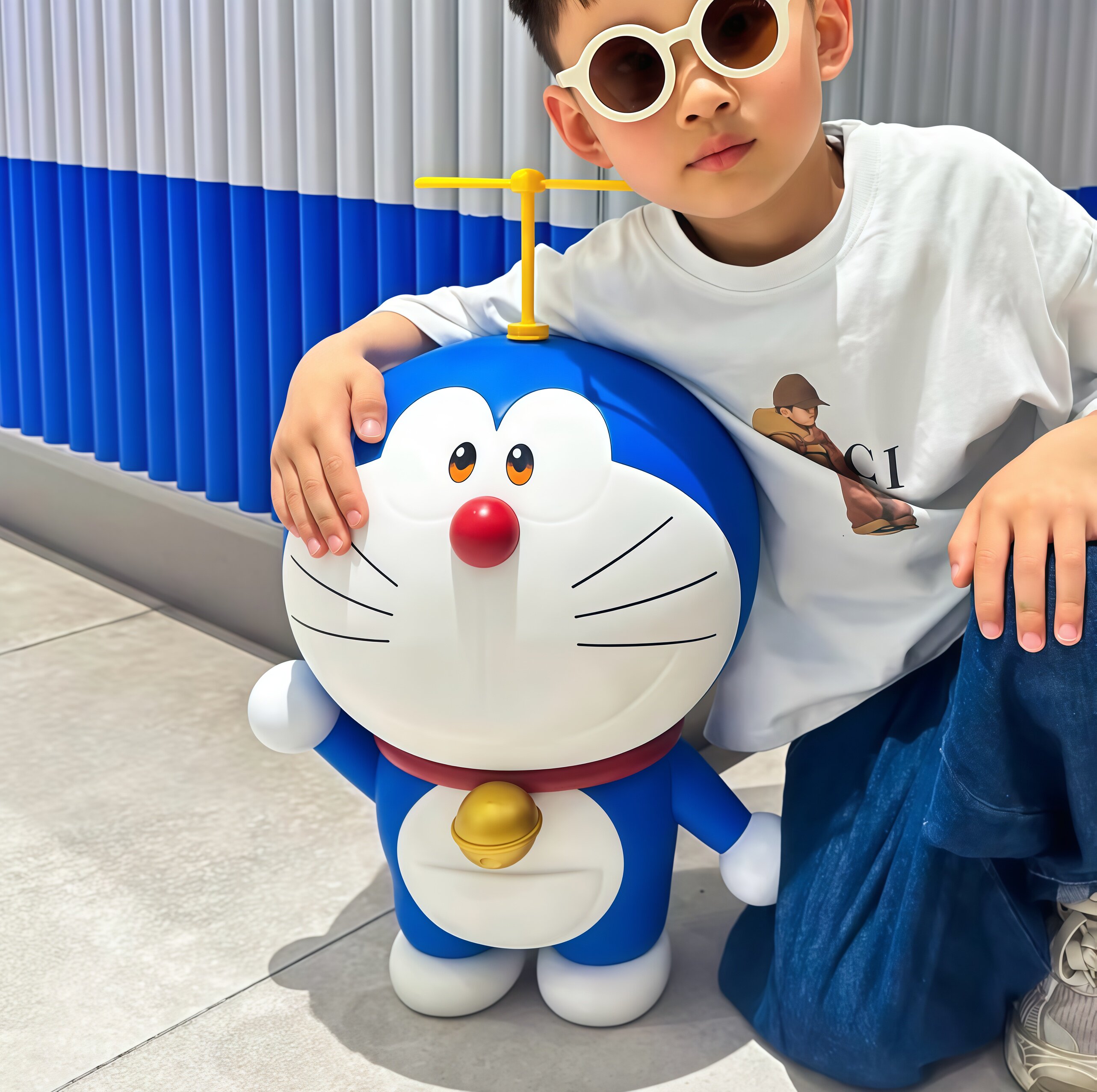 大号哆啦A梦机器猫手办模型摆件玩具公仔玩偶生日礼物送男生女生