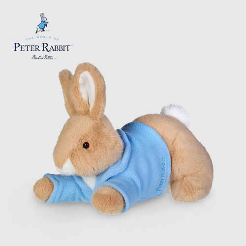 【官方正品】比得兔Peter Rabbit英国彼得兔趴姿毛绒玩具公仔礼物