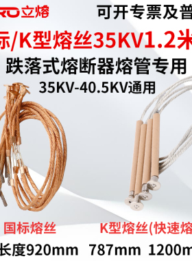 国标熔丝1.2米长K型35KV/100A150A200A高压令克跌落式保险1200mm