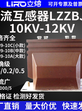 立熔电流互感器LZZBJ9-10/100/5/10P20浇筑式12KV0.5级0.2级200/5