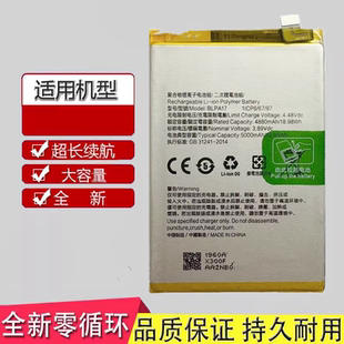 适用于Realme真我12 真我13 RMX3992 RMX3952手机电池BLPA17