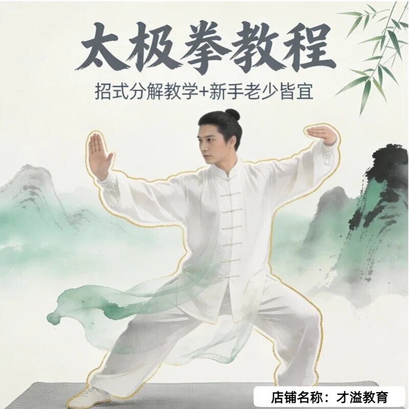 陈氏太极拳教学视频全套教程自学培训太极训练零基础入门到精通