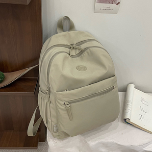 学生包大容量电脑背包上班通勤简约女士包休闲户外牛津布防水双肩