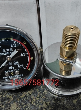 滨江澄医高压灭菌器28HD消毒锅配件Y50Z杭州江南压力表0-0.25/0.4