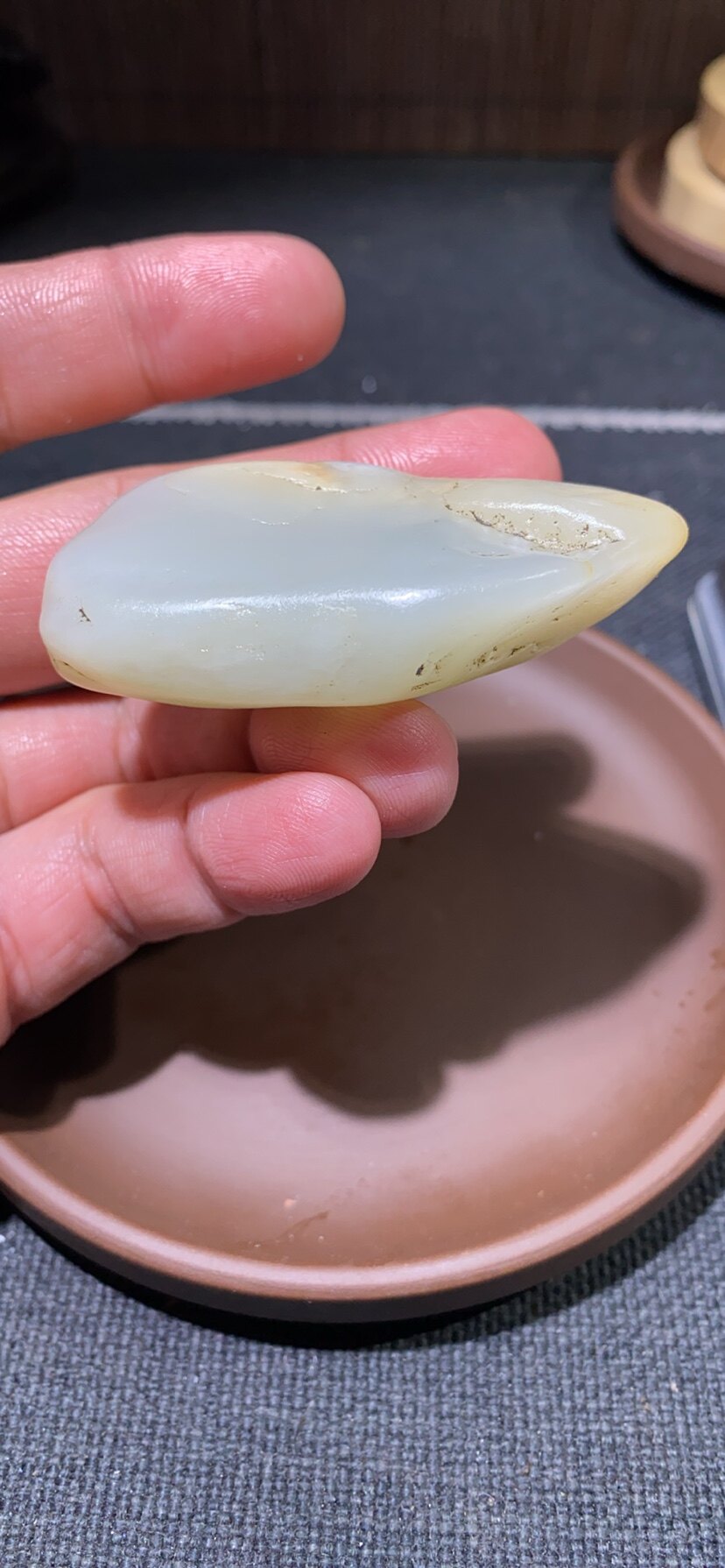 捡漏价新疆和田玉籽料白玉原石可雕刻可收藏