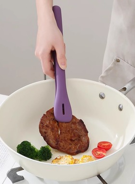 OTB铂金硅胶牛排夹厨房防烫食物夹耐高温食品级烤肉夹家用烧烤夹