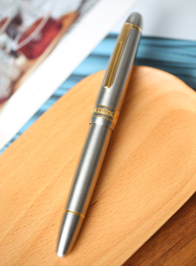 末匠MAJOHN钛合金P136铜活塞钢笔书写练字高档商务礼品铱金钢笔