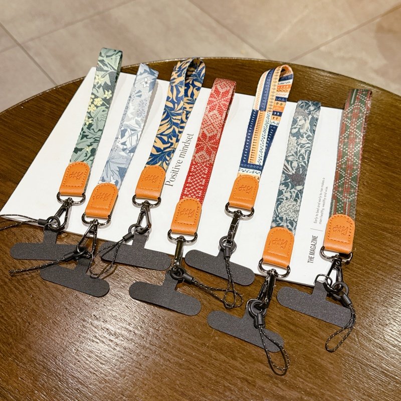 复古民族风宽带手腕绳手机挂绳宽版短绳腕带户外旅游便携钥匙扣潮