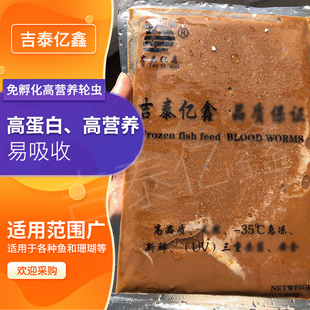 冷冻冰冻轮虫真空包装斗鱼异型孔雀三湖灯科鱼苗幼鱼开口饲料