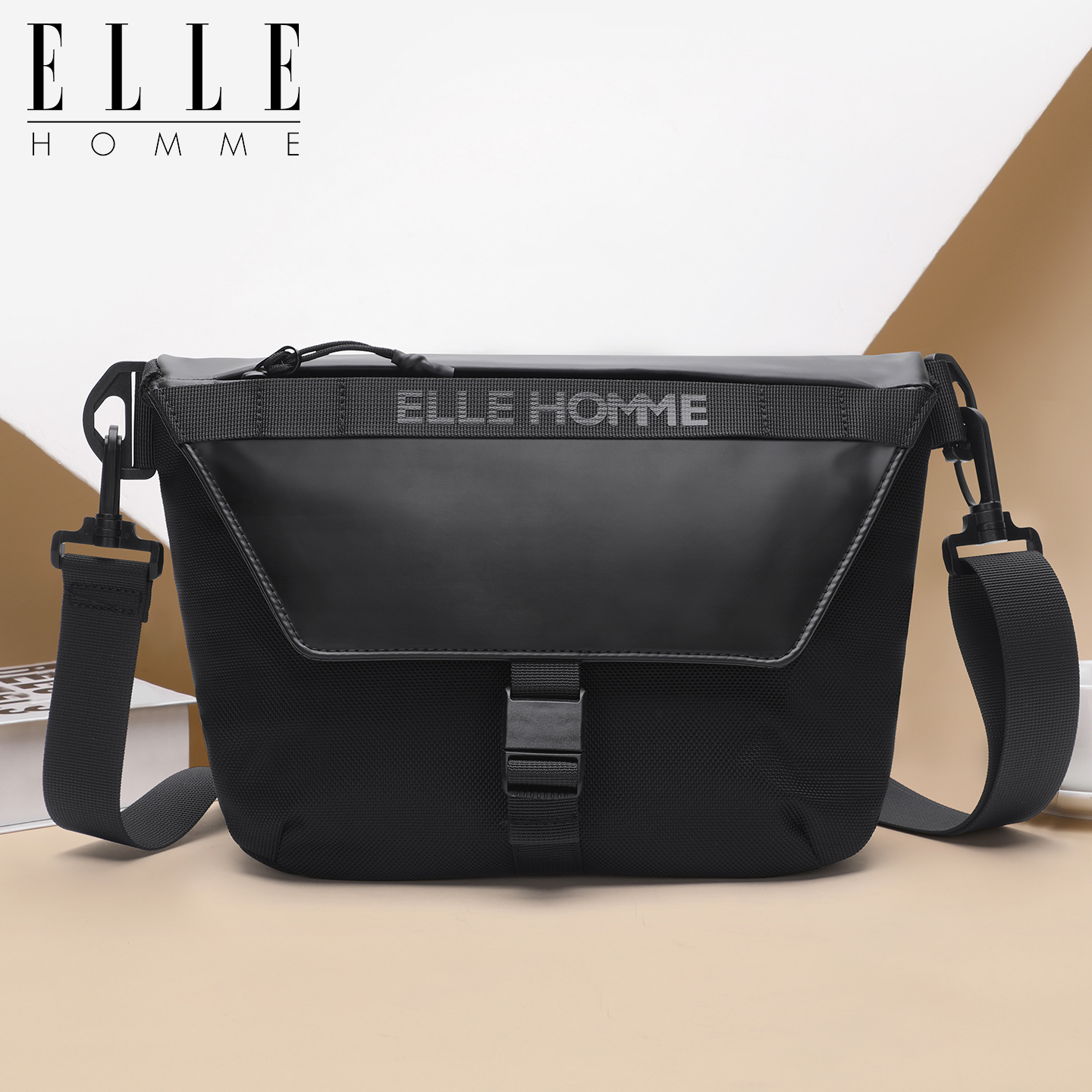 ELLEHOMME2025新款男士斜挎包