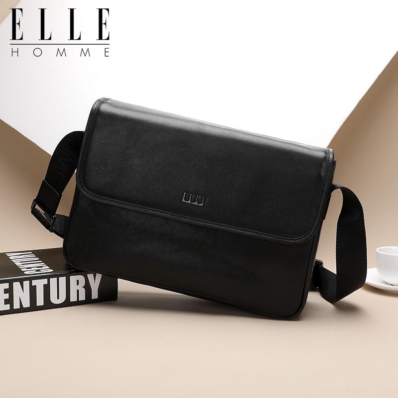 ELLEHOMME新款男士单肩包