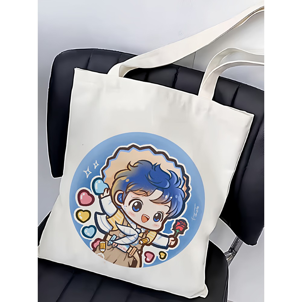 周深周边帆布包定制演唱会应援学生大容量拎书手提袋通勤单肩书包