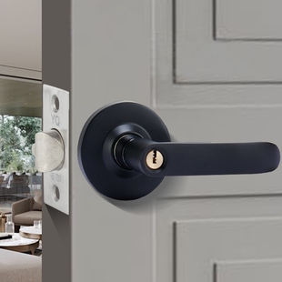 球锁门锁家用通用型替换球形锁改把手锁室内卧室房门锁老式 圆锁