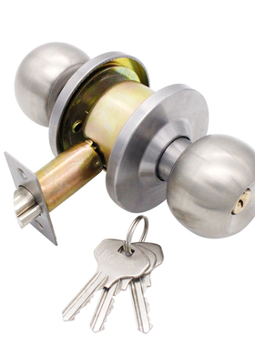 球形门锁室内卧室房门球锁厨房不锈钢卫生间洗手间球型锁 圆球锁