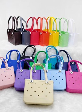 【儿童款】跨境EVA沙滩包海边收纳包手提包耐用休闲大容量防水