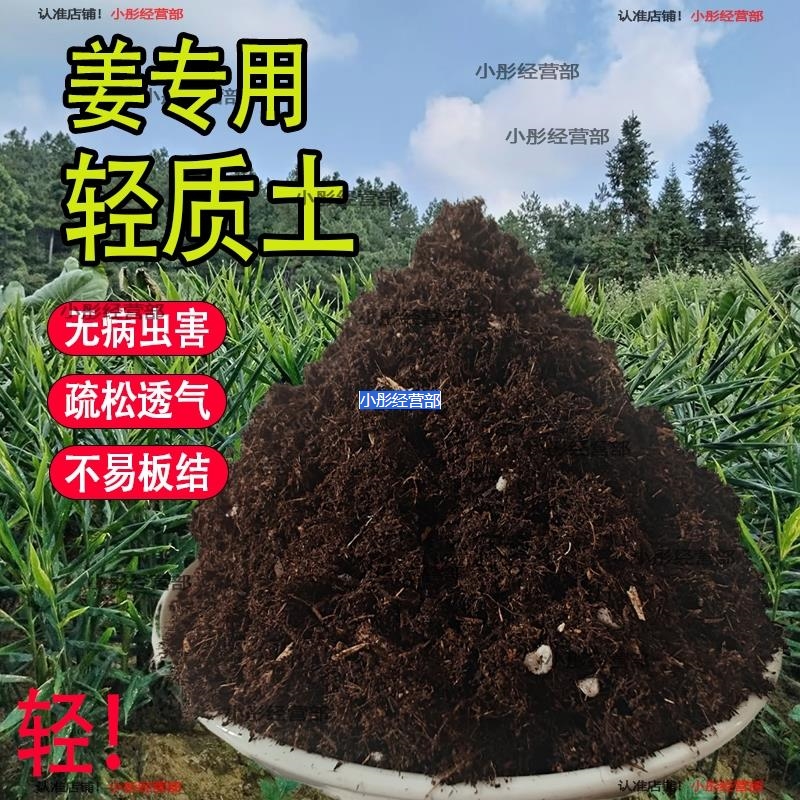 姜轻质育苗蓬松盆栽营养土通用专用种菜养花土壤种植土