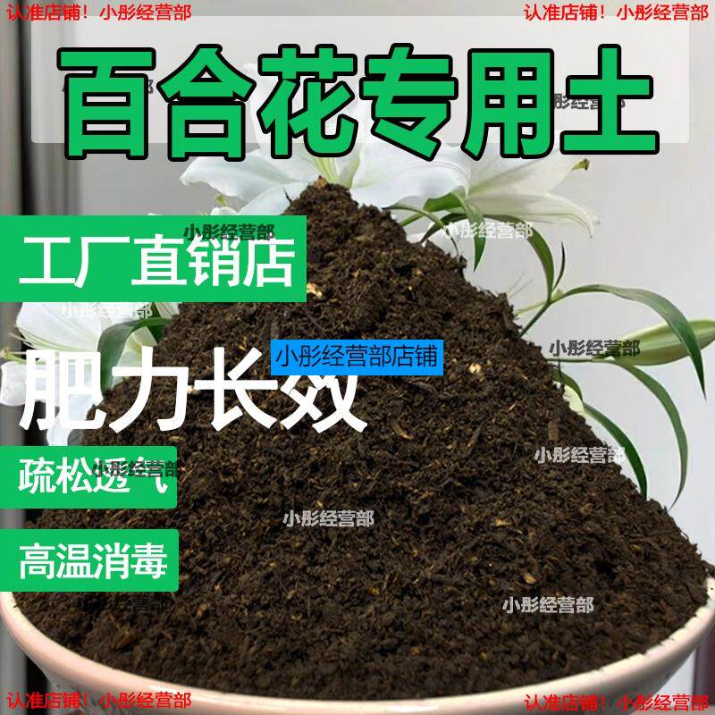 土香水百合花专用营养土营养庭院土壤用品阳台花园养花肥料植物土