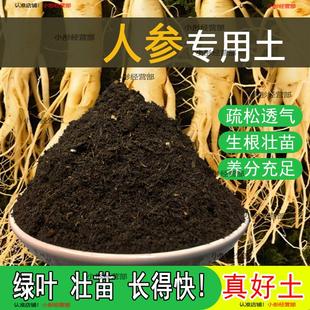 人参专用土人参专用营养土家庭种植土养花土通用型种花土有机肥料