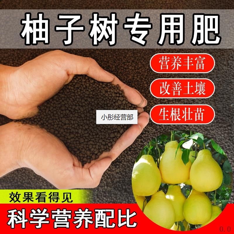 柚子树专用肥料果树蜜柚肥料追肥促开花结果有机复合颗粒缓释肥料