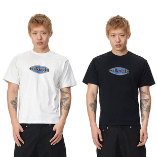 EK/EVILKNIGHT 2026年春季徽章logo短袖T恤纯棉亲肤透气简约上衣