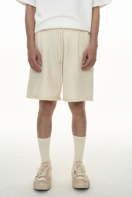 EK五分裤休闲宽松毛织短裤