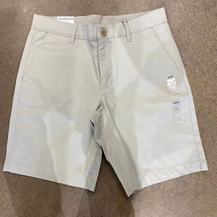 正品男士CK/Calvin Klein Jeans夏季印花直筒休闲复古沙滩短裤子