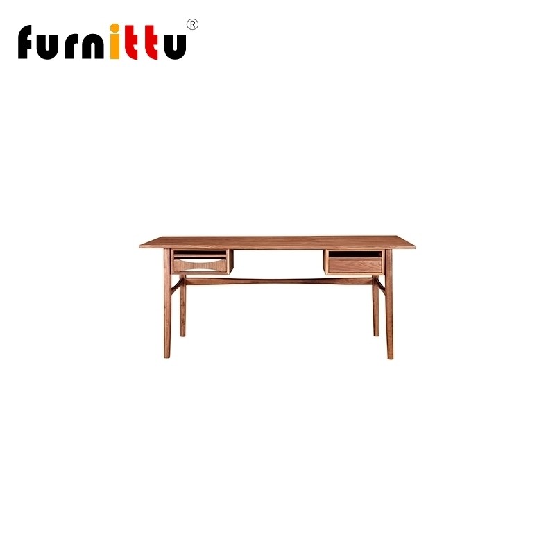 furnittu北欧风实木 创意设计师家具 houston desk休斯顿写字台