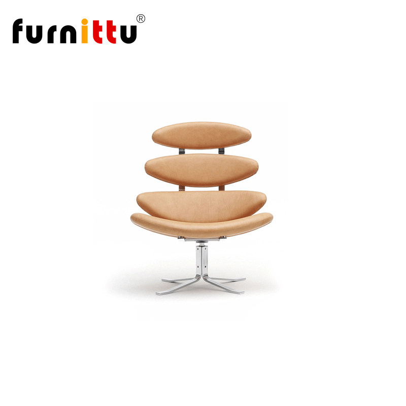 furnittu创意设计师家具 corona lounger chair and ottoman/躺椅