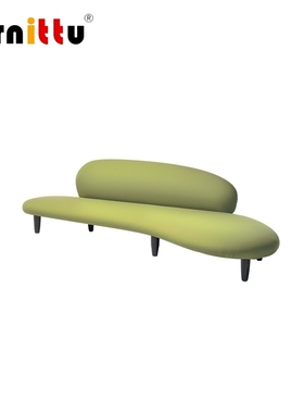 furnittu创意设计师家具 freeform sofa/鹅卵石沙发 弧形布艺沙发