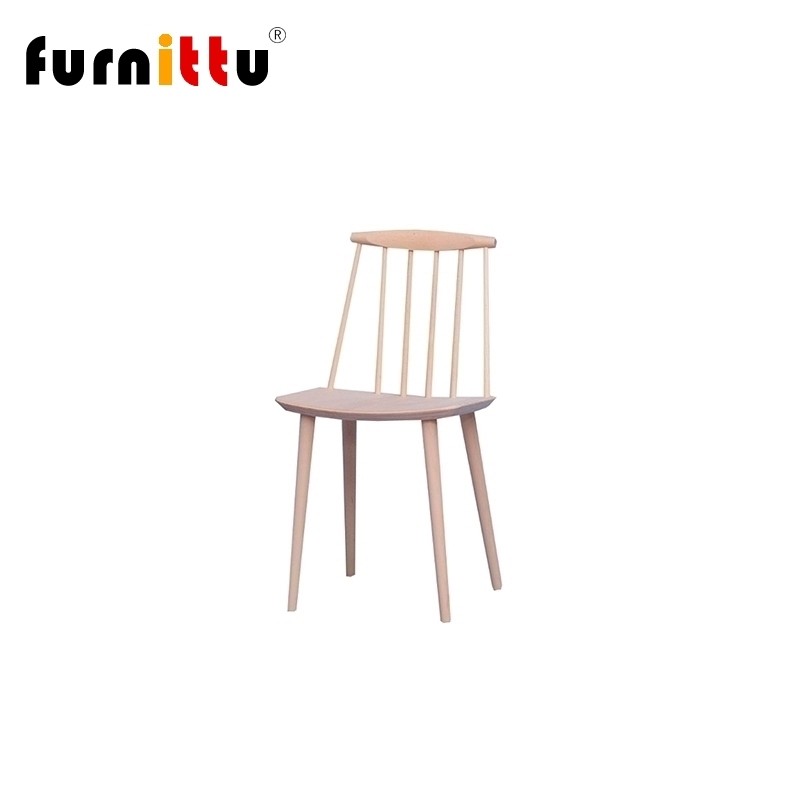 furnittu北欧纯实木 设计师家具 J77 chair/水曲柳休闲咖啡厅餐椅 - 实物图