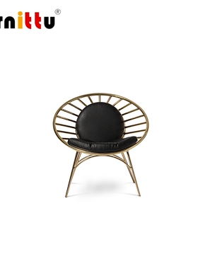 高端furnittu设计师创意家具 reeves chai r客厅不锈钢休闲椅躺椅