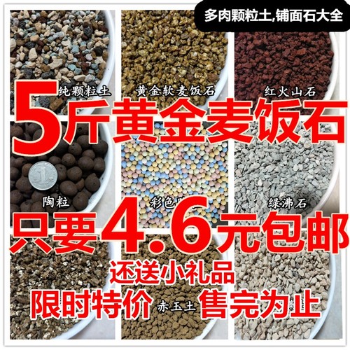 赤玉土盆栽垫底多肉铺面石包邮