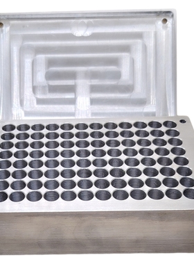 实验室杜氏小管发酵管平行反应器 5 6 7 8mm孔径及孔深可选 含票