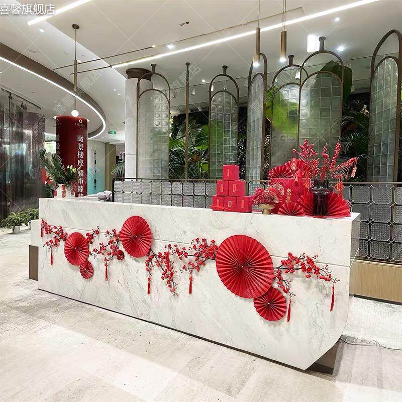 2026马年新年装饰布置4S商场公司前台售楼部大堂店铺美陈堆头春节,节庆用品/礼品,装扮布置套餐,淘宝优惠券,粉丝福利购,淘宝优惠卷