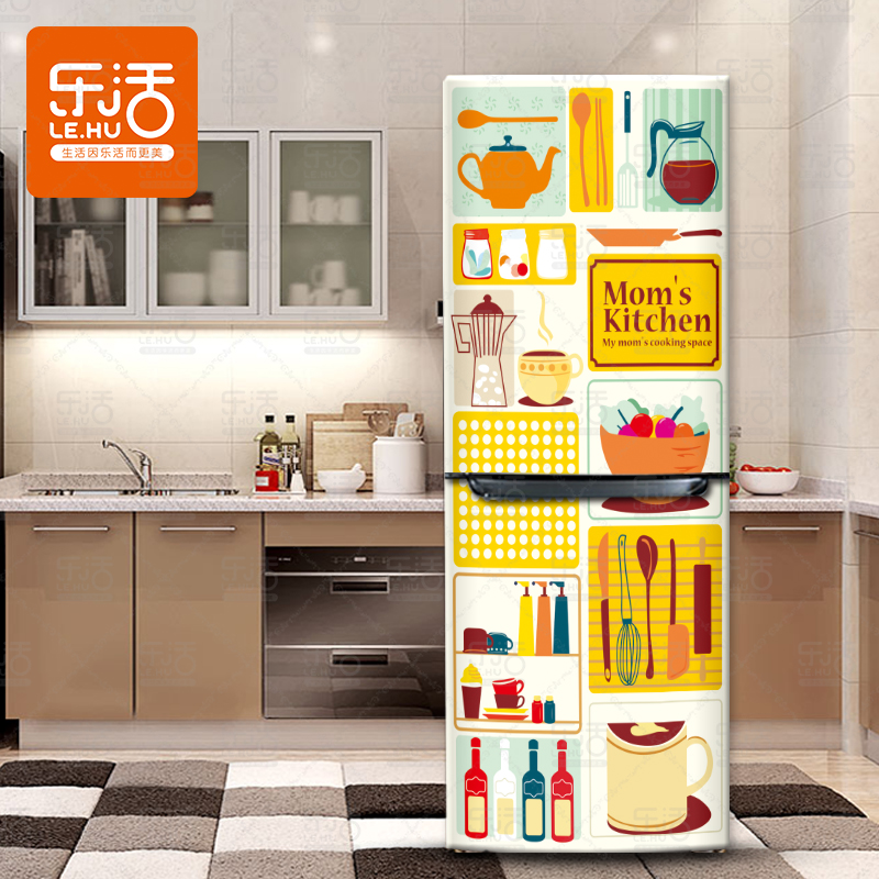 包郵簡約餐具可移除空調冰箱貼