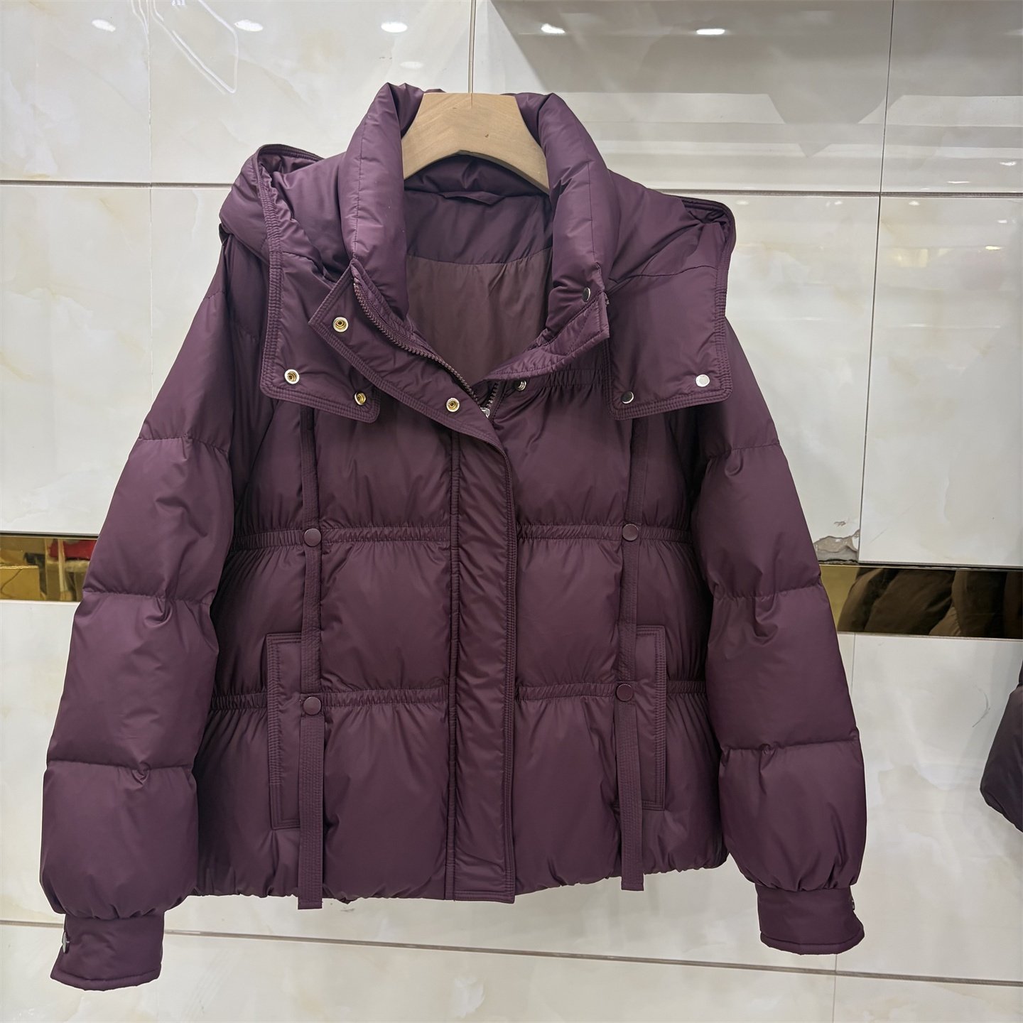 正品2025新款时尚连帽面包服休闲显瘦百搭洋气减龄女羽绒服外套,女装/女士精品,羽绒服,淘宝优惠券,粉丝福利购,淘宝优惠卷