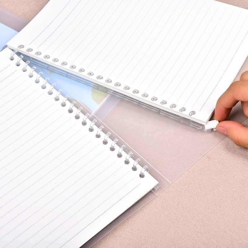 包邮清新咪吉猫活页本外壳学生樱花活页笔记本b5文件夹可拆卸本子