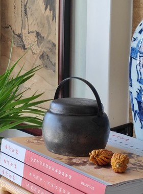 晚清江南锡制小茶壶茶器老物件古董艺术收藏茶室会所摆件