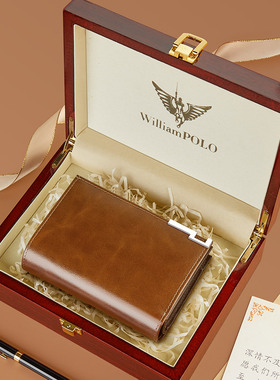 英皇保罗小钱包男款真皮驾驶证卡包一体包短款拉链皮夹风琴多卡位