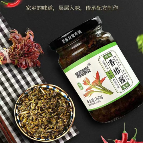 蒙毅香椿芽酱瓶装沂蒙