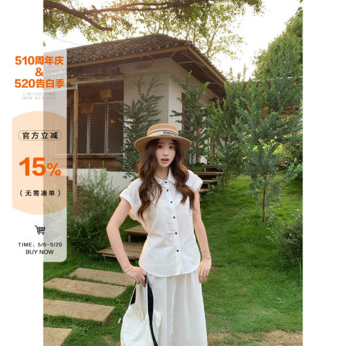 橘子树在哪儿polo领短袖衬衫女夏